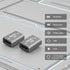 HSJINHONG 2-Pack, 2.1 2 8K@60Hz 4K@120Hz, HDMI Coupler HDMI Female to Female Adapter, Extends HDMI Cables, Supports
