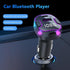 Alanph 5.3 &QC3.0 Bluetooth Car Adapter, PD Fast Charging FM Radio Transmitter for Car, Radio Bluetooth Receiver