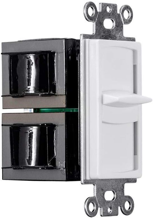 Monoprice 300-Watt Slider Volume Control with Impedance Matching and Standard 1-Gang Wall Plate Setup