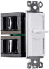 Monoprice 300-Watt Slider Volume Control with Impedance Matching and Standard 1-Gang Wall Plate Setup