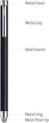 Stylus Pens for Touch Screens, 8 Pcs Mesh Fiber Capacitive Stylus with 8 Replaceable Mesh Tips and 8 Rubber Tips