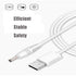 FitTurn 5V DC Power Cord USB to DC 3.5mm x 1.35mm Barrel Jack Adapter Connector Charging Cable Plug (White)