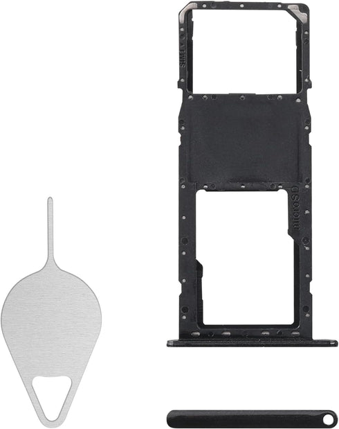for Samsung Galaxy A21 Sim Card Tray Replacement (Single SIM Version) Black