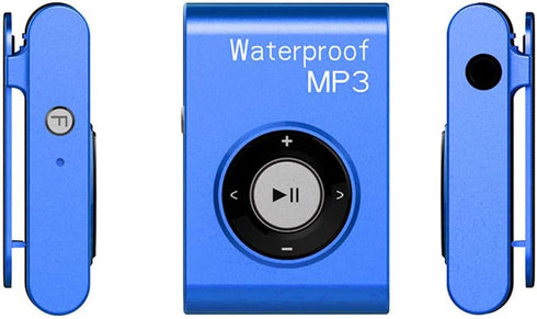 GZCRDZ IPX8 Swimming MP3 8GB MP3 Waterproof Player Built-in Sports Running Surf Music with FM Radio Hi-Fi Waterproof