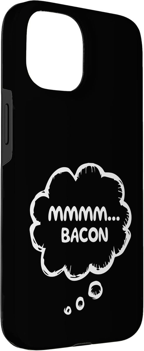Funny Bacon Lover Food Humor Breakfast Meat Mmmm 15 Bacon Funny Food Lover Humor Crispy Grill Breakfast Case for iPhone