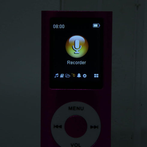 Luqeeg MP3 1.8 Player, Digital Music Player, Lossless Music Player with Slim Classic Digital LCD Screen, Mini USB Port