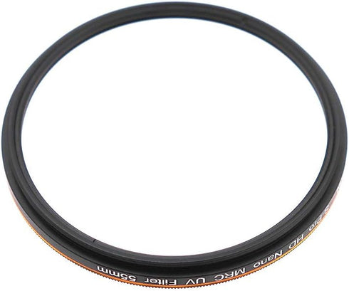 55mm UV Filter, S-Pro HD Nano MRC Camera Ultraviolet Protection Filter, Ultra-Slim Lens Cloth Kit