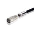 VCE Coaxial Cable Quick Connector, Quick Push On Male to F-Type Female Coax Extender, Nickel Plated Adapter for RG6, 5