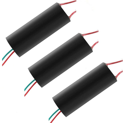 3pcs High Voltage Generator Module, DC 6-12V to 1000KV 1000000V Boost Step-up Power High Voltage Transformer