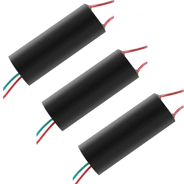 3pcs High Voltage Generator Module, DC 6-12V to 1000KV 1000000V Boost Step-up Power High Voltage Transformer