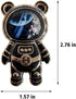 Cute Astronaut Phone Stand Holder with Hidden Kickstand for Desk, Adjustable Tablet Ring Stand with 3D Moving Star