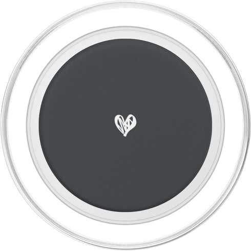 Hand Drawn Heart Design Cute Anthracite Heart Love Minimalist PopSockets PopGrip for MagSafe