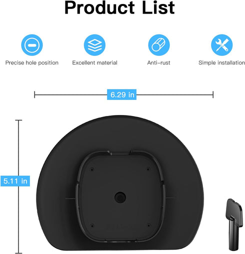 HOLACA Sun Rain Shade Camera Cover for Spotlight Camera Pro, Easy to Install Protective Shield for UV Resistance