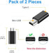leizhan 2 Pack, 2.0 MP3 USB C to Mini USB Adapter, USB-C Female to Mini USB Male Adapter, Compatible
