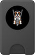 Saint Bernard Puppy Lover PS Funny Saint Bernard Puppy In A Baby Carrier. Dog Lover PopSockets PopWallet for MagSafe