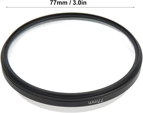 FAUOSWUK Filter,77mm 2.8-7.0) Photographic Effect Photography Prism with,Double Sided Camera Filter Effect for Selfie
