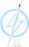 Stylus Pen for iPad 9th & 10th Generation, Active Pencil Compatible with 2018-2024 Apple iPad Pro 11 & 12.9 inch (White)