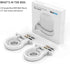 Delidigi 2 Pack ABS Wall Mount, Compatible with Nest Wifi Router, AC2200 Bracket Holder Shelf, White
