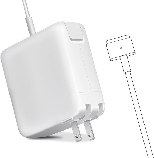 Mac Book Air Charger, 45W AC Magnetic T-Tip Power Adapter Compatible with 11-inch/13-inch MacBook Air (2012-2017)