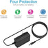 25.2V 1A Charger Massage Gun Power Cord Compatible for DACORM,Butyce,CINCOM,FIT King FT-025G Massage Gun Power Adapter