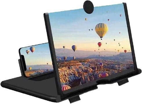 Dymicbit 10-inch Screen Magnifier, 3D HD Phone Projector for Movies, Videos & Games,