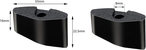 Headset Full Hinge Replacement Parts for Logitech G930, G430, G230, G231, 1 Pair for Broken Headphone Repair