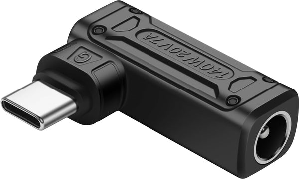 SinLoon PD 140W DC5521 to Type C Power Charging Adapter, DC 5.5mm x 2.1mm Female Input to USB C Male Connector