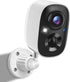 Wireless Outdoor Security Cameras, Battery Powered, AI Motion Detection, 2K Color Night Vision, 2-Way Talk