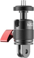 HSU 360 Degree Rotation Camera Tripod Mount Adapter, 1/4"-20 Camera Mount Compatible with GoPro/Sony/Sjcam/ Insta360