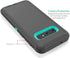 Galaxy S10 Plus Defender Case, Protective Shockproof Hybrid Dual Layer Design Hard Cover (Black-Black)