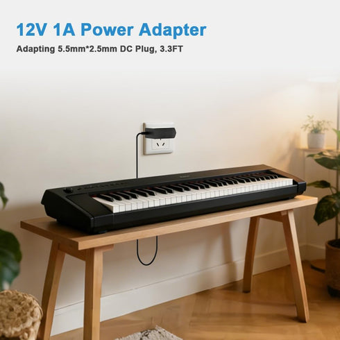 ZYHKJYL 12V 1A 12V 1A 100V-240V Power Supply Adapter Replacement Charger AC Power Adapter Wall Charger for LED Strip