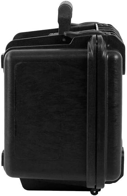 Monoprice Weatherproof/Shockproof Hard Case, 10" x 9" x 7", 6.6 Liter, Black, IP67 Dust and Water Protection Up to 1