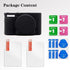 Screen Protector (2+1 Pack) for Kinokoo SX730/SX740, Tempered Glass Film Anti-Scratch and Soft Silicone Case