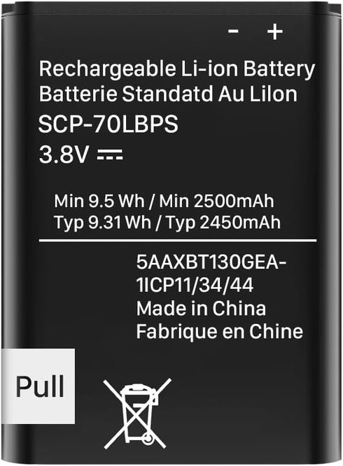 LCLEBM Upgraded SCP-70LBPS Battery - 1800mAh Replacement for Kyocera Cadence 4G LTE S2720 Verizon Flip Phone