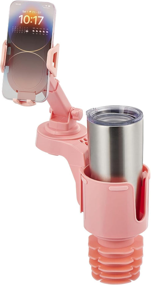 JOYTUTUS Cup Holder Phone Mount for Car, Car Cellphone Large Adapter Long