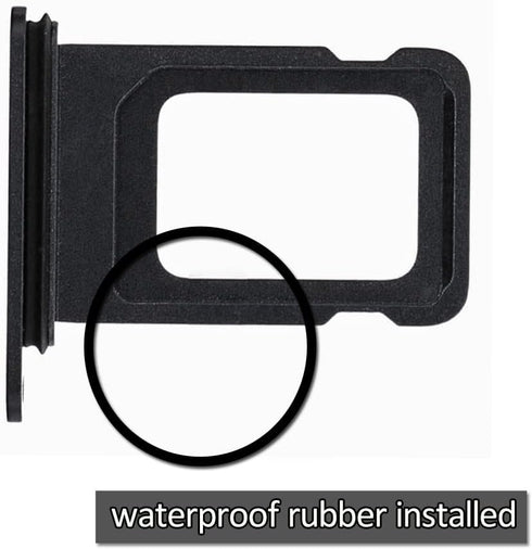 13 13 2021 6.1 inches Sim Card Tray Replacement for iPhone Compatible with iPhone Sim Tray Holder Slot (Midnight)