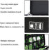 Portable Storage Case for Mobile Phone Hard Drive Cords USB Cables Charger Organizer, 1pack Travel Electronics Cable