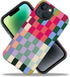 SEized iPhone 14 Case, Colorful Checkerboard, Durable Protection for Girl, Women, Boy, Men
