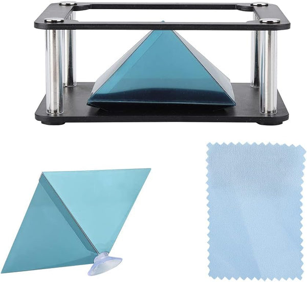 Holographic Display Stands Projector, Black ABS 360 Degree Images 3D Holographic Display for Corporate Product Display