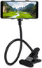 Cell Phone Holder, Lazy Bracket, 360-degree Rotating Universal Flexible Long Arms Clip Mount Gooseneck Phones Stand for