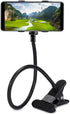 Cell Phone Holder, Lazy Bracket, 360-degree Rotating Universal Flexible Long Arms Clip Mount Gooseneck Phones Stand for