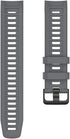 Replacement Silicone Wrist Band for Garmin Instinct 2/Instinct Tactical/Esports/Solar, Water Resistant Strap (Gray)
