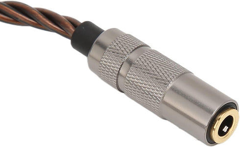 4.4MM Balanced Male to 3.5MM Balanced Female Adapter Cord, Gold Plated Portable Headphone Adapter Cable