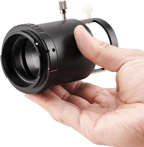 Adjustable Extension Spotting Scope Camera Adapter Mount for Nikon SLR Camera, with T-Ring for Birding and Photography
