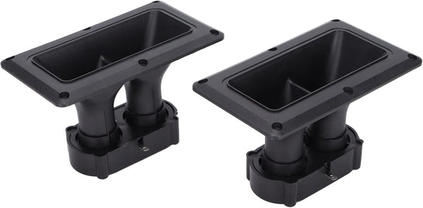 EBTOOLS Wide Dispersion Horn, 3 to 20KHz High Sensitivity Dual Drive Piezoelectric Horn Tweeters for Loudspeakers