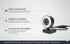 Generic StreamLED 720p Setup HD USB Webcam with Adjustable LED Ring Light & Digital Mic Web Cam for Streaming, Zoom