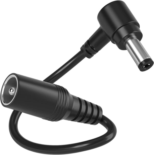 DC Extension Cable 5.5mm x 2.1mm 90 Degree Right Angle Male to Female Left Angle, 12V DC Power Extension Cable Cord