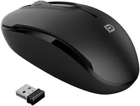 MiraCase Comfortable 2.4 GHz Long Range Silent Wireless Mouse, 1600 DPI, 30ft Working Distance, Battery Included (Black)