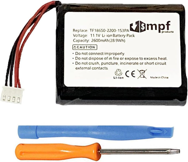 2600mAh TF18650-2200-1S3PA Battery Replacement for Marshall Stockwell Portable Bluetooth Speaker