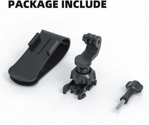 SUREWO Car Sun Visor Mount, Quick Clip with Universal Ball J Hook for GoPro Hero, DJI Osmo Action